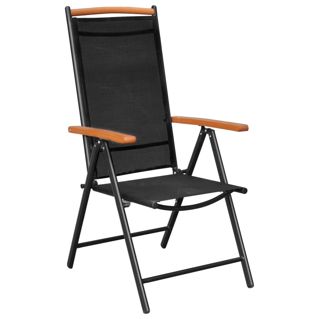 5-delige Tuinset aluminium zwart is nu te koop bij PeponiXL, paradijselijk wonen!