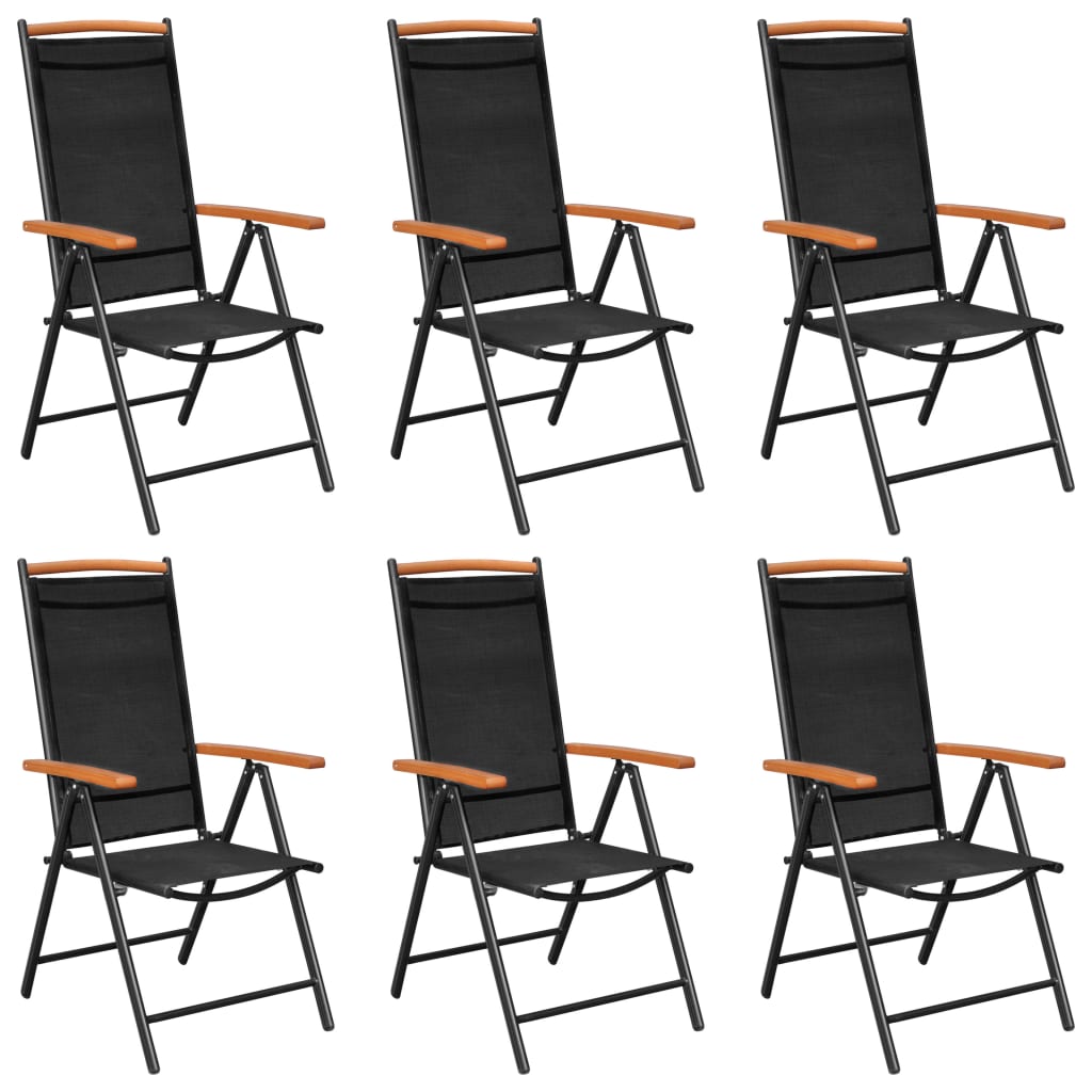 7-delige Tuinset aluminium zwart is nu te koop bij PeponiXL, paradijselijk wonen!