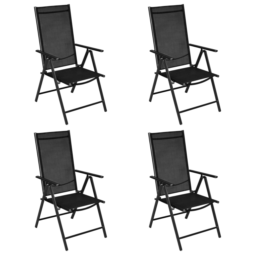 5-delige Tuinset aluminium zwart is nu te koop bij PeponiXL, paradijselijk wonen!