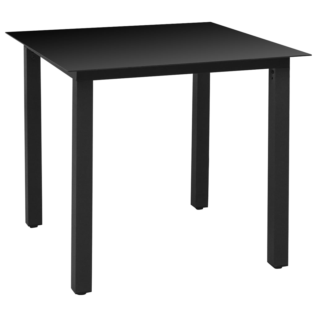 5-delige Tuinset aluminium zwart is nu te koop bij PeponiXL, paradijselijk wonen!