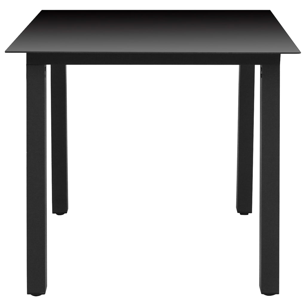 5-delige Tuinset aluminium zwart is nu te koop bij PeponiXL, paradijselijk wonen!