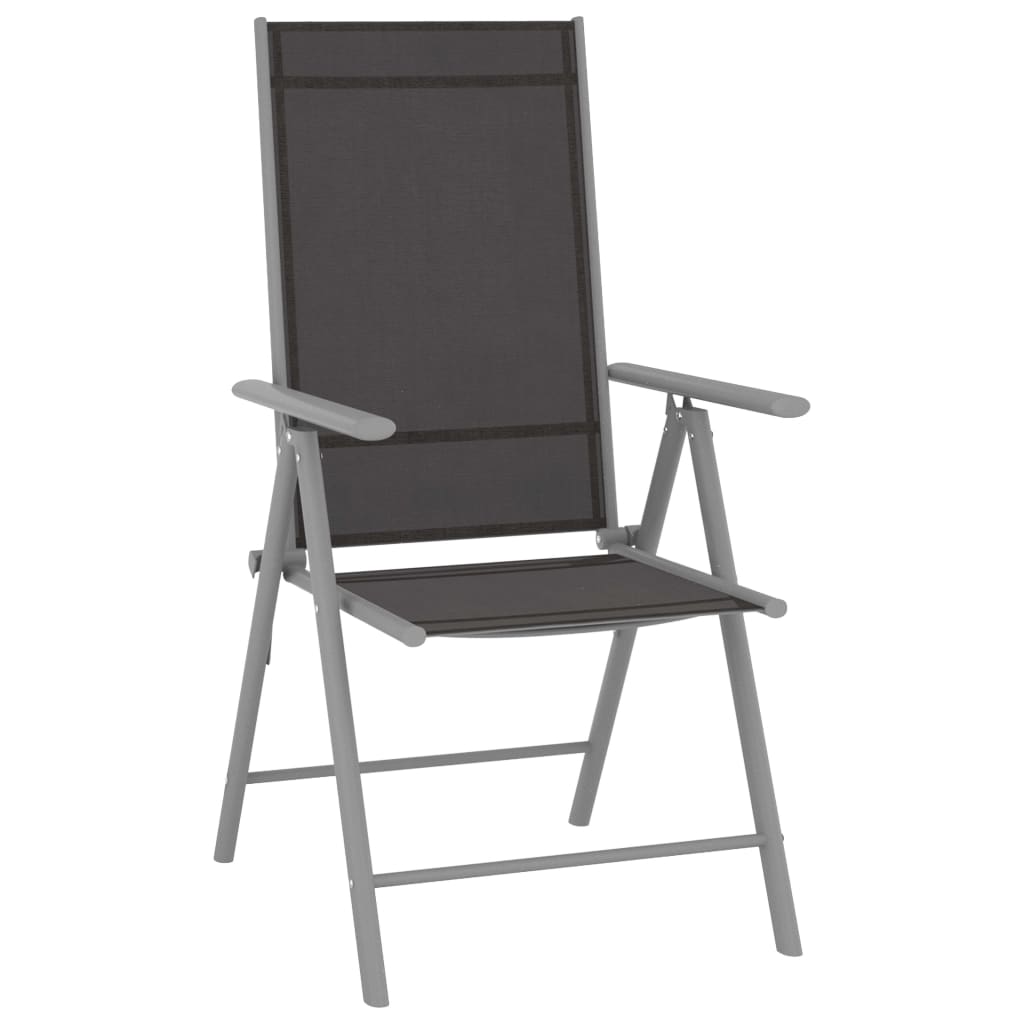 7-delige Tuinset aluminium zilverkleurig en zwart is nu te koop bij PeponiXL, paradijselijk wonen!