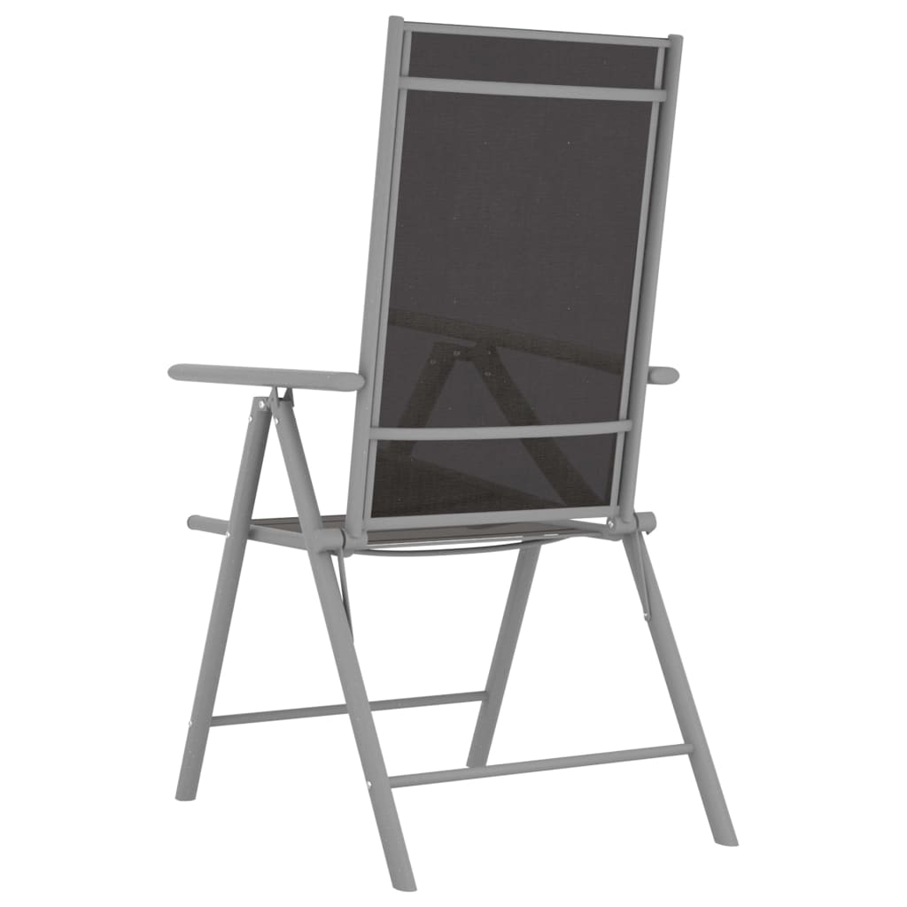 7-delige Tuinset aluminium zilverkleurig en zwart is nu te koop bij PeponiXL, paradijselijk wonen!