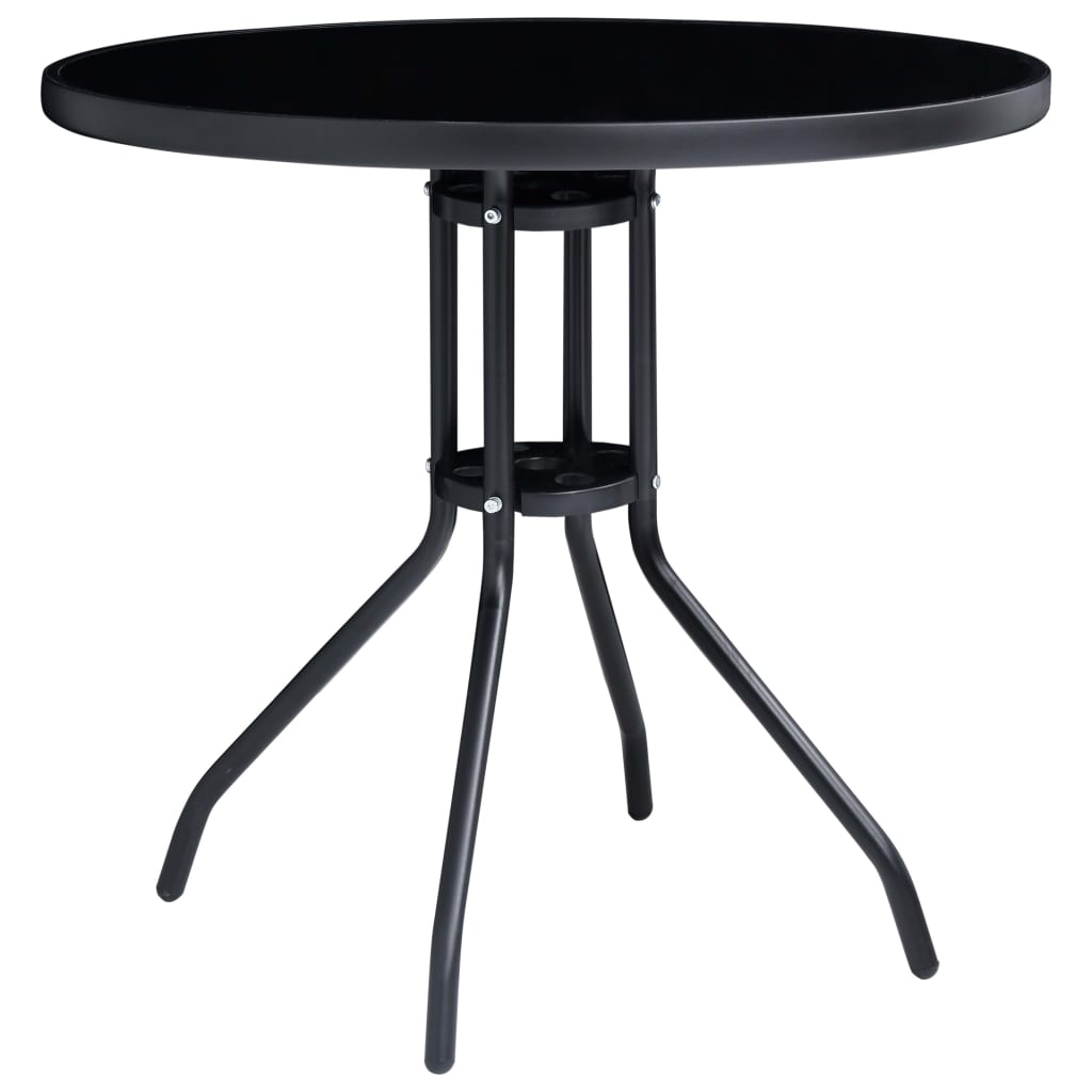 5-delige Tuinset aluminium en textileen zwart is nu te koop bij PeponiXL, paradijselijk wonen!
