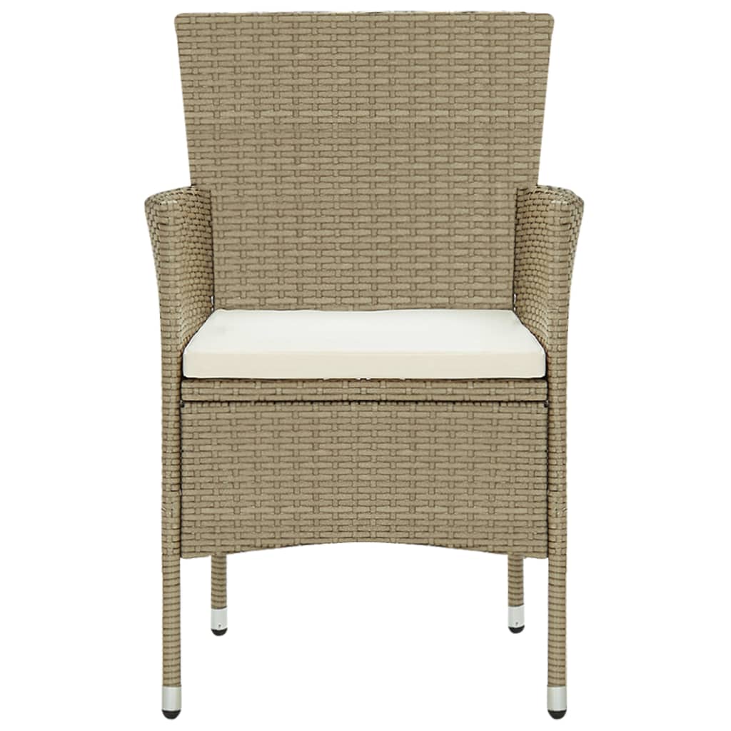 7-delige Tuinset poly rattan beige is nu te koop bij PeponiXL, paradijselijk wonen!