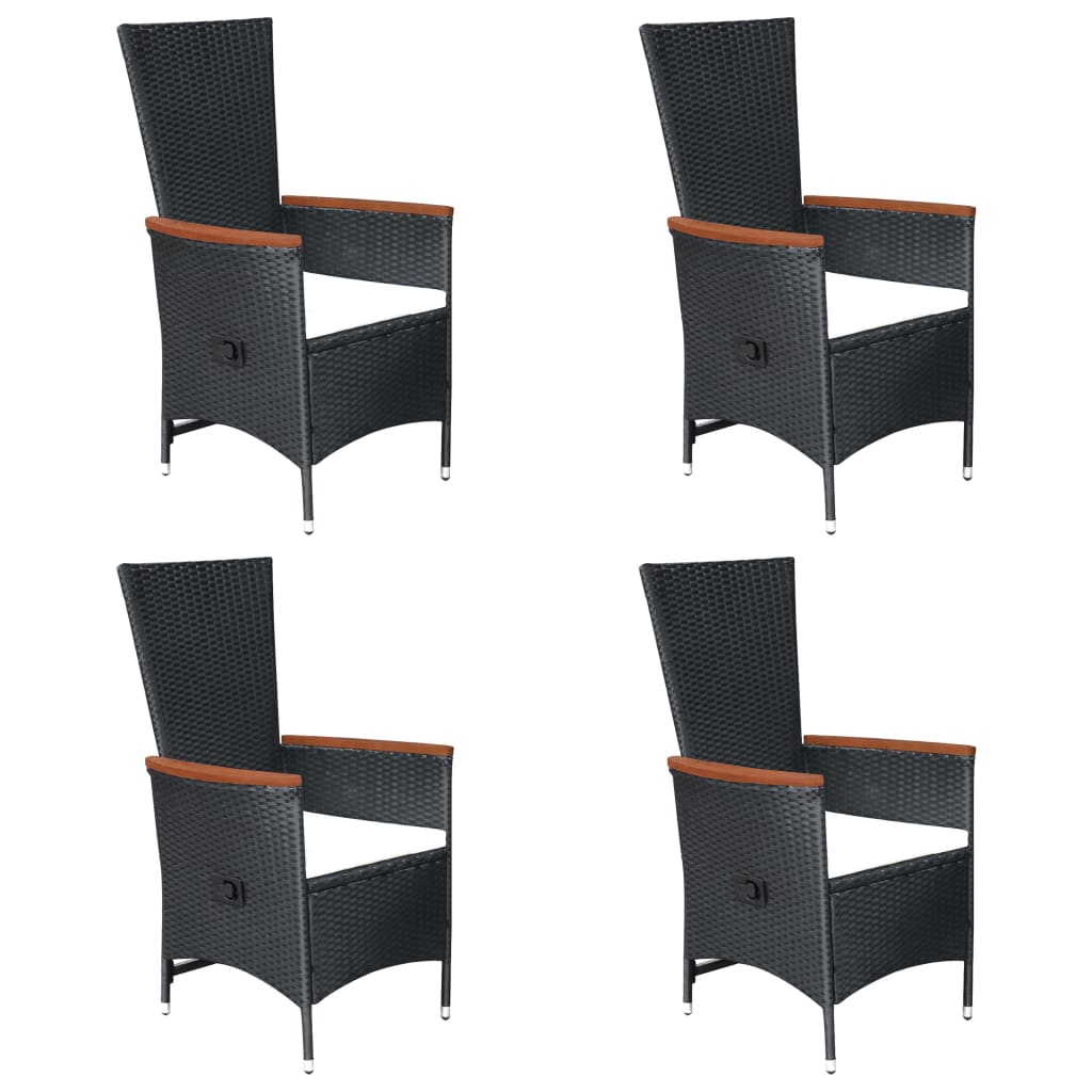 7-delige Tuinset poly rattan zwart is nu te koop bij PeponiXL, paradijselijk wonen!