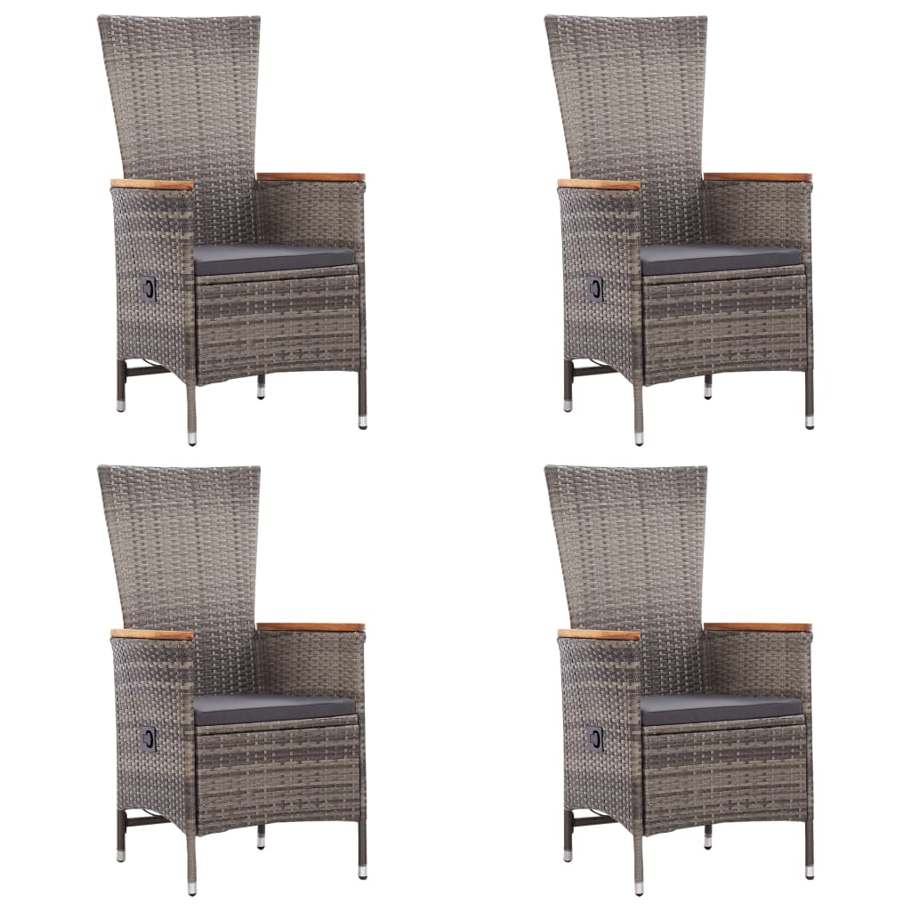 7-delige Tuinset poly rattan grijs is nu te koop bij PeponiXL, paradijselijk wonen!