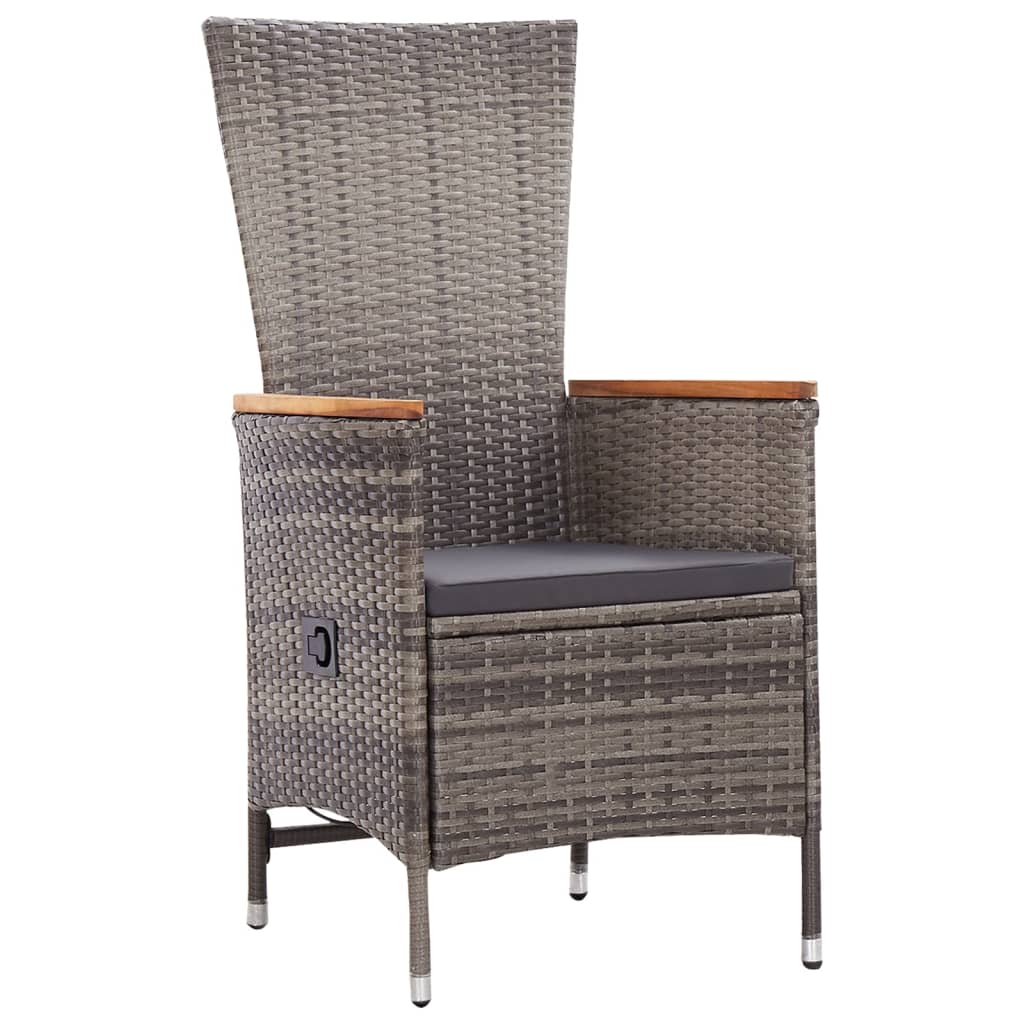 7-delige Tuinset poly rattan grijs is nu te koop bij PeponiXL, paradijselijk wonen!