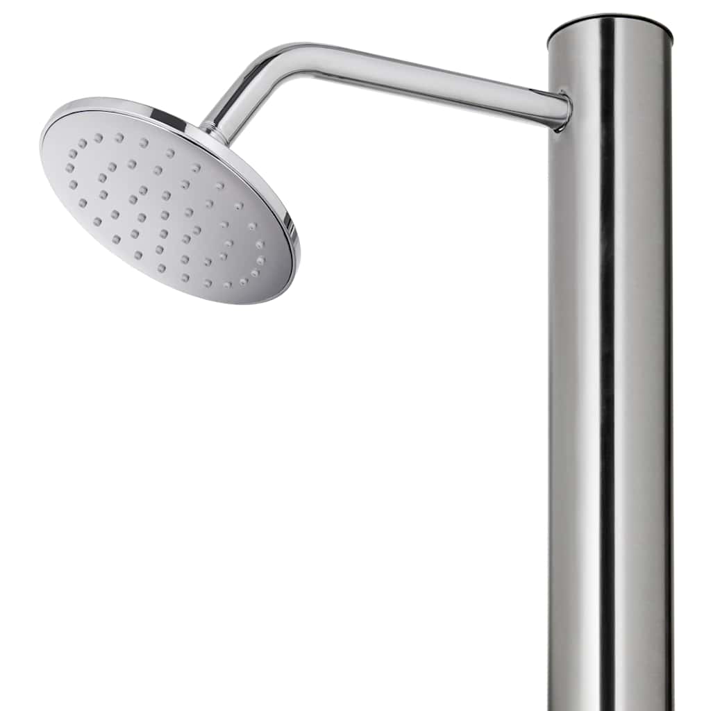 Buitendouche met bruine basis 220 cm roestvrij staal is nu te koop bij PeponiXL, paradijselijk wonen!