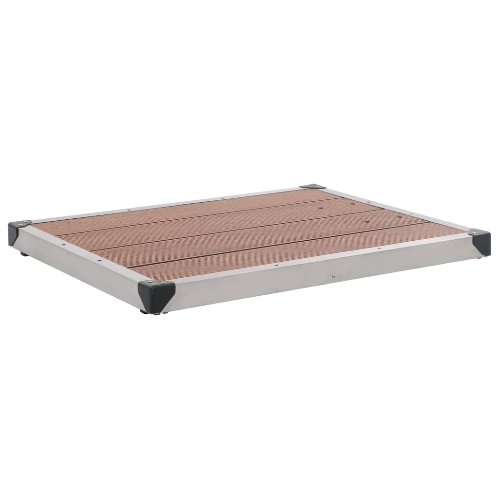 Buitendouche met bruine basis 230 cm roestvrij staal is nu te koop bij PeponiXL, paradijselijk wonen!