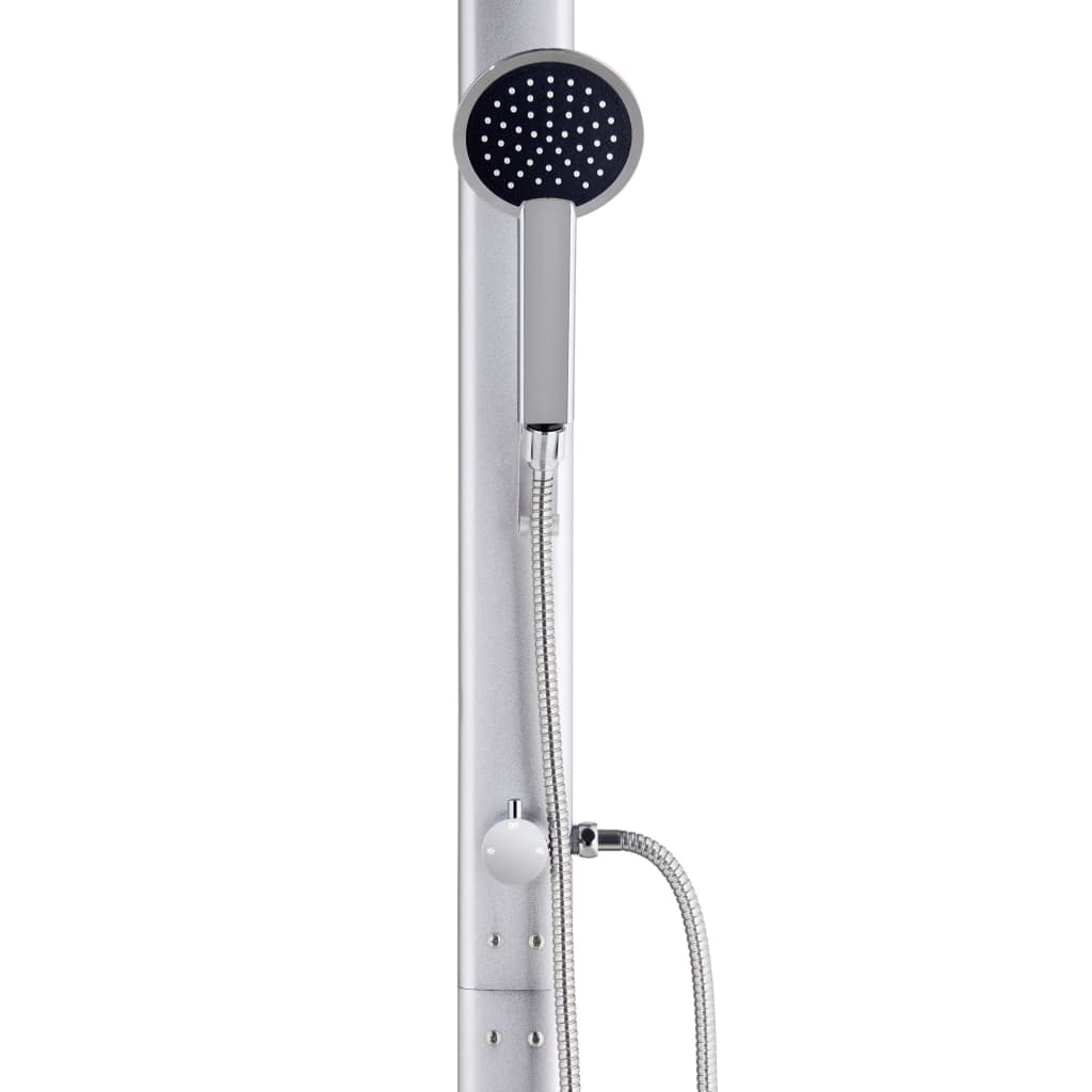 Buitendouche met bruine basis 220 cm aluminium is nu te koop bij PeponiXL, paradijselijk wonen!