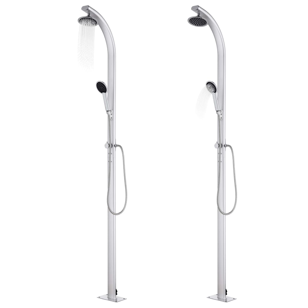 Buitendouche met grijze basis 220 cm aluminium is nu te koop bij PeponiXL, paradijselijk wonen!