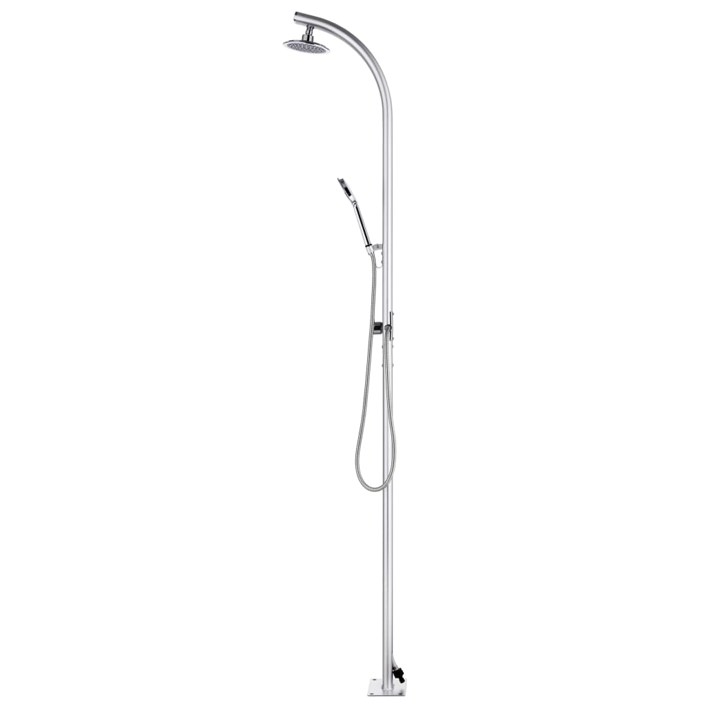 Buitendouche met grijze basis 220 cm aluminium is nu te koop bij PeponiXL, paradijselijk wonen!
