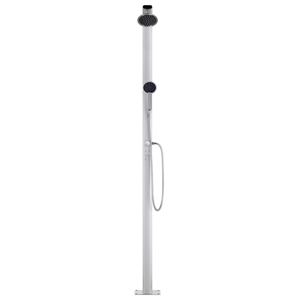 Buitendouche met grijze basis 220 cm aluminium is nu te koop bij PeponiXL, paradijselijk wonen!