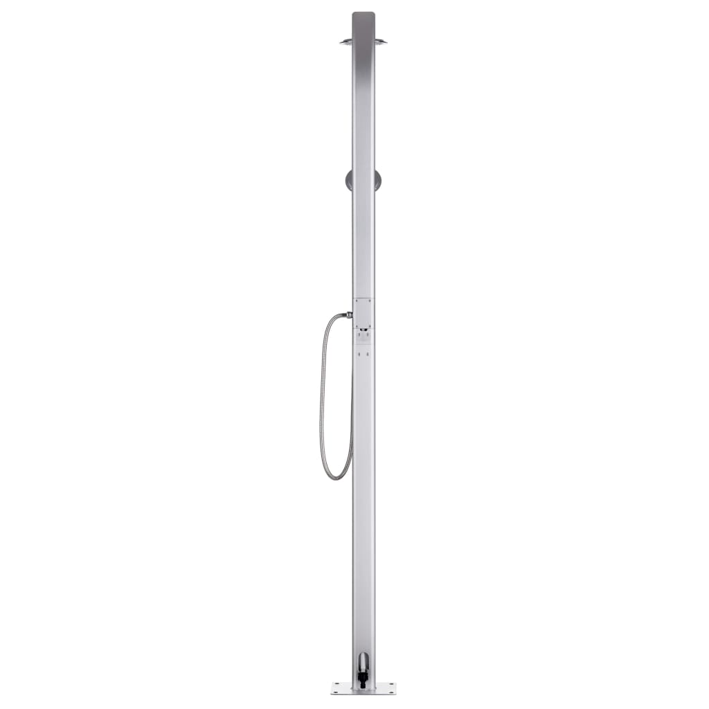 Buitendouche met grijze basis 220 cm aluminium is nu te koop bij PeponiXL, paradijselijk wonen!