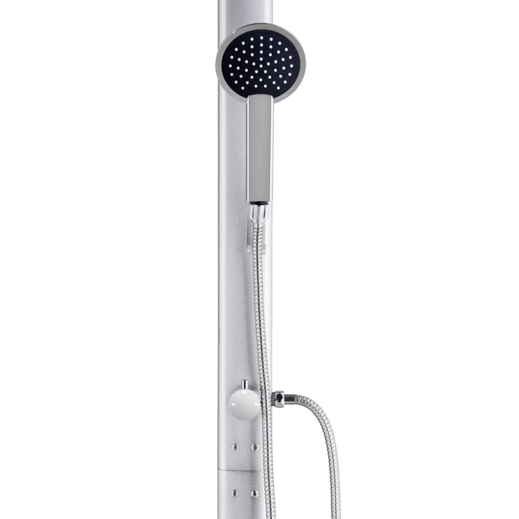 Buitendouche met grijze basis 220 cm aluminium is nu te koop bij PeponiXL, paradijselijk wonen!