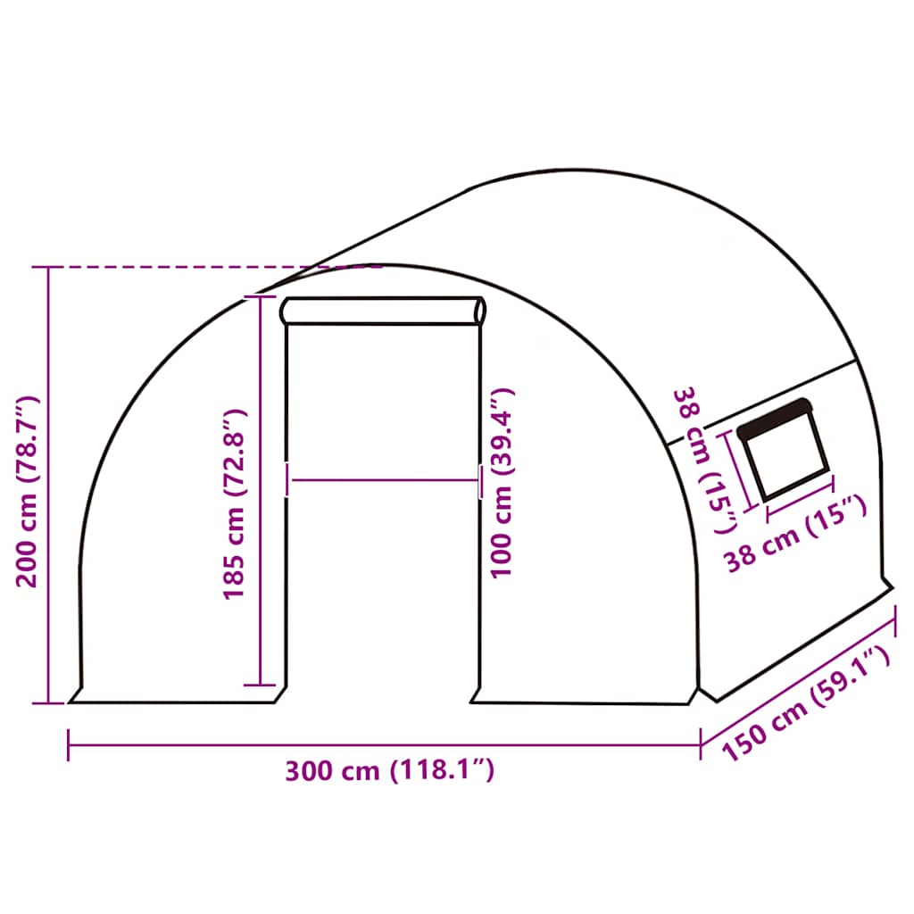 Kashoes vervangend (4,5 m²) 3x1,5x2 m transparant is nu te koop bij PeponiXL, paradijselijk wonen!
