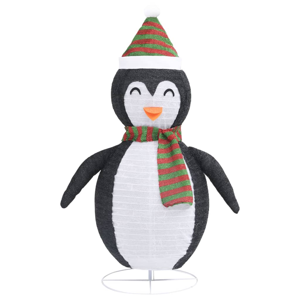 Kerstpinguïn decoratief LED 60 cm luxe stof is nu te koop bij PeponiXL, paradijselijk wonen!
