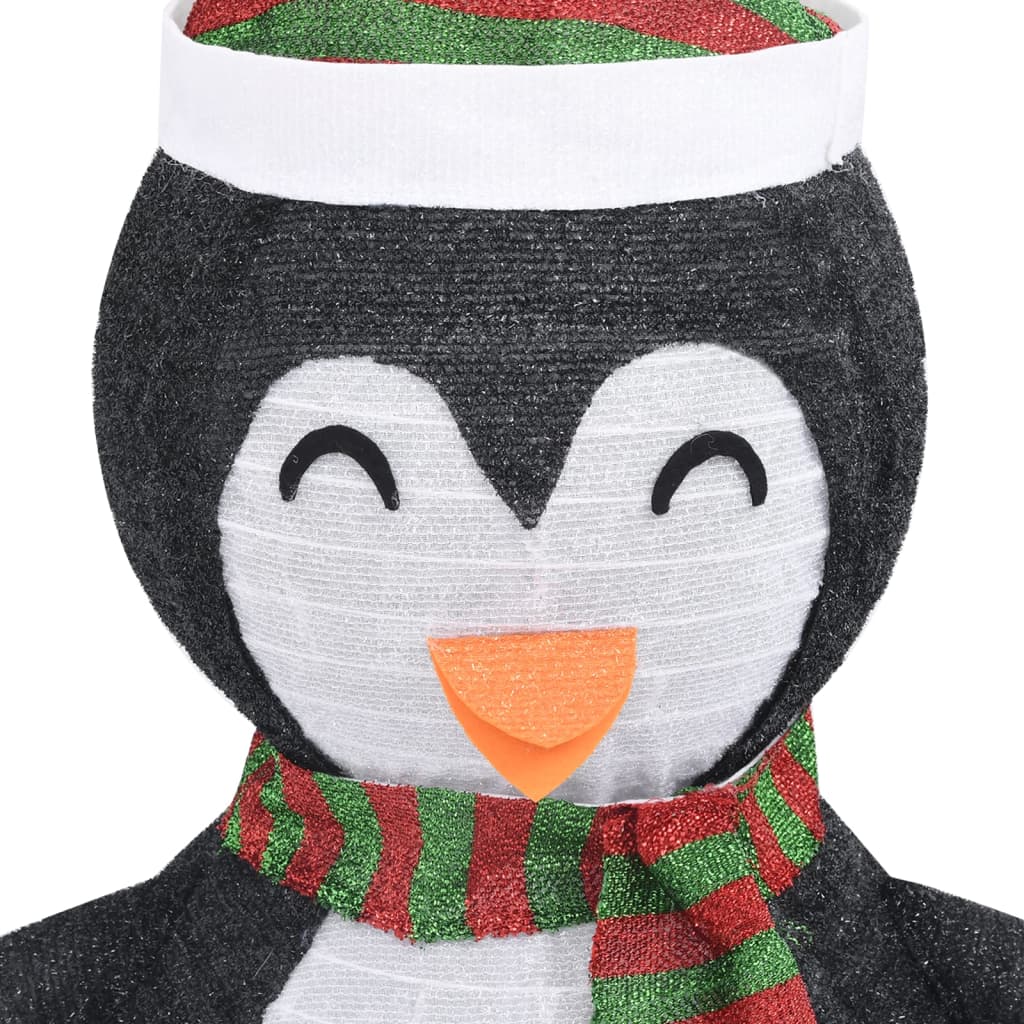 Kerstpinguïn decoratief LED 60 cm luxe stof is nu te koop bij PeponiXL, paradijselijk wonen!