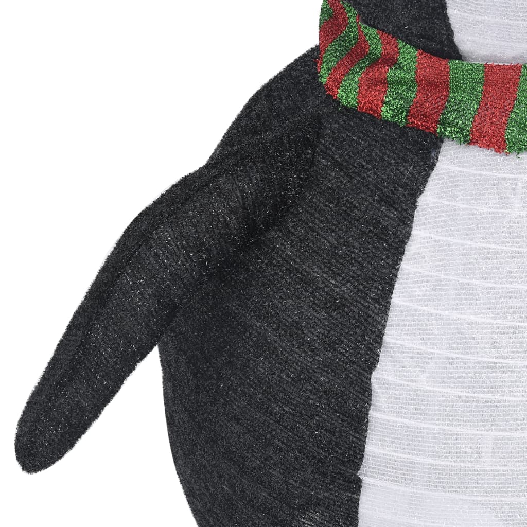 Kerstpinguïn decoratief LED 60 cm luxe stof is nu te koop bij PeponiXL, paradijselijk wonen!