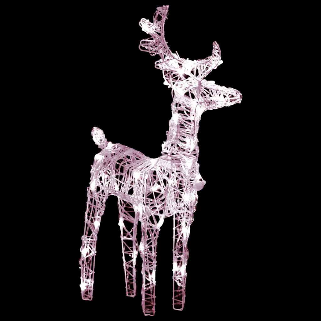 Kerstversiering rendieren en slee 160 LED's 130 cm acryl is nu te koop bij PeponiXL, paradijselijk wonen!