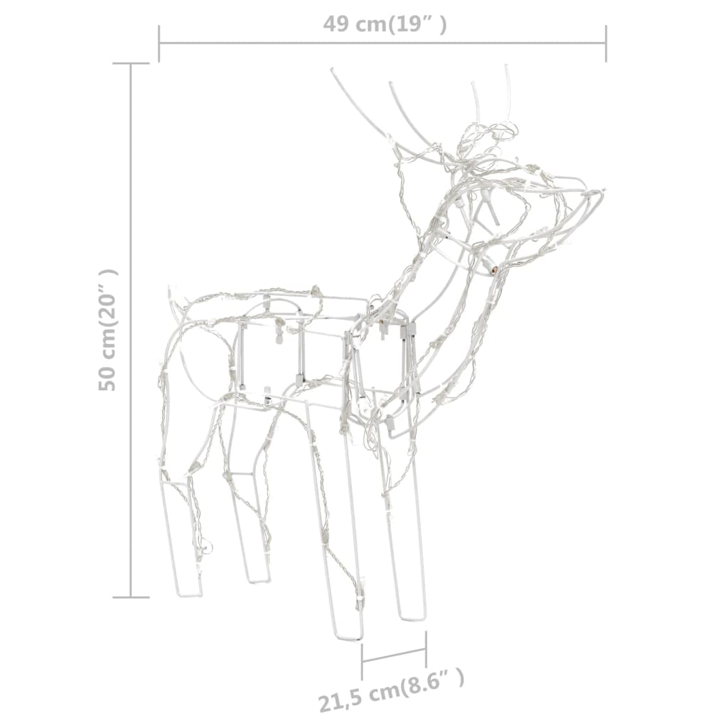 3-delige Kerstverlichting rendieren 229 LED's is nu te koop bij PeponiXL, paradijselijk wonen!