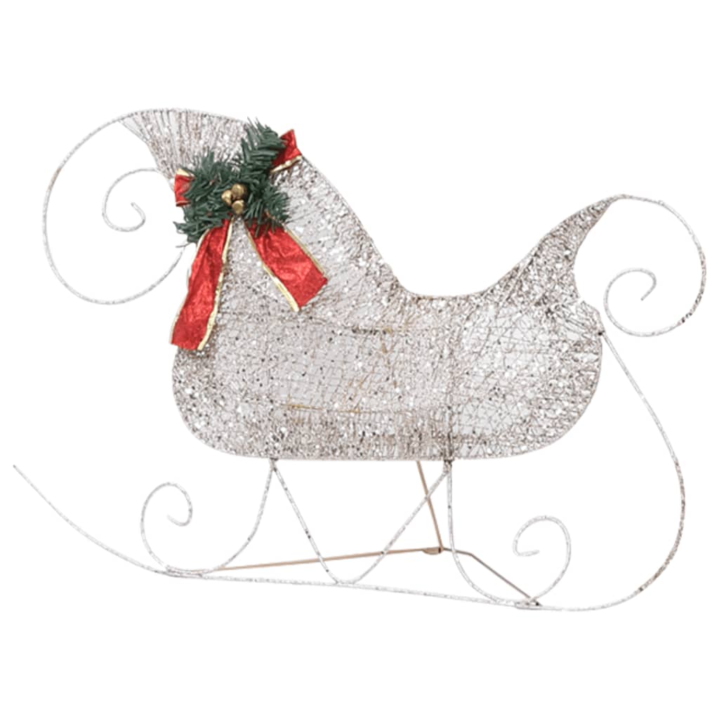 Buitenkerstversiering rendieren en slee 100 LED's goudkleurig is nu te koop bij PeponiXL, paradijselijk wonen!