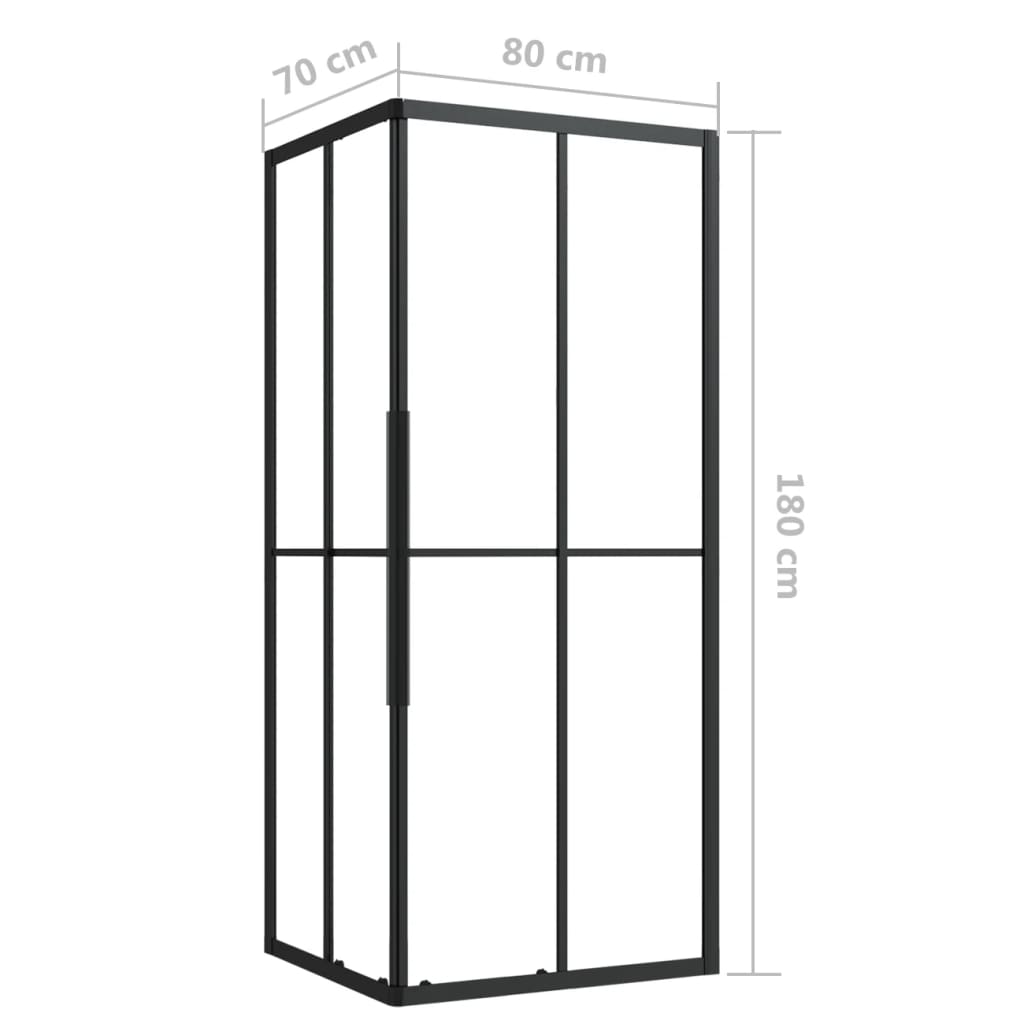 Douchecabine 80x70x180 cm ESG