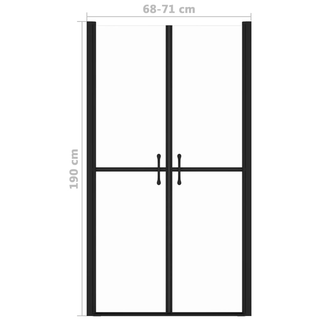 Douchedeur (68-71)x190 cm ESG transparant is nu te koop bij PeponiXL, paradijselijk wonen!