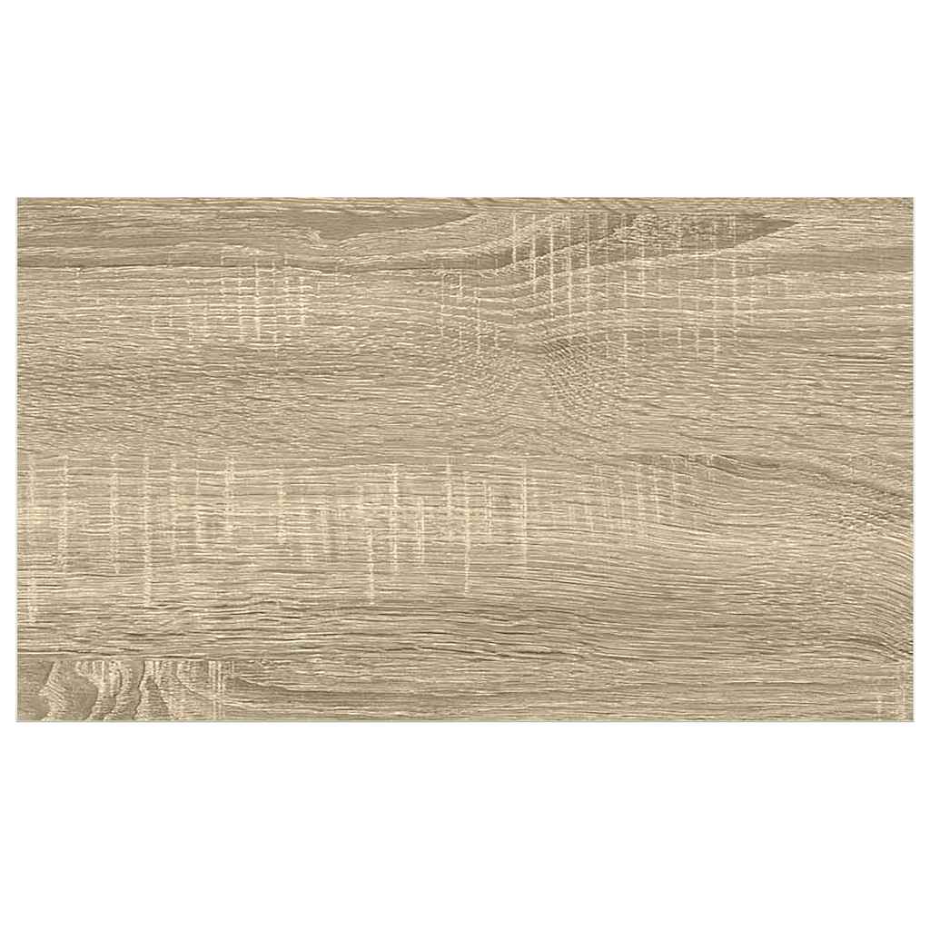 Wandschappen 2 st zwevend 40x23x3,8 cm MDF eikenkleurig en wit is nu te koop bij PeponiXL, paradijselijk wonen!