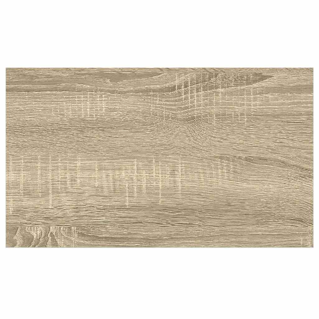 Wandschappen zwevend 4 st 40x23x3,8 cm MDF eikenkleurig en wit is nu te koop bij PeponiXL, paradijselijk wonen!