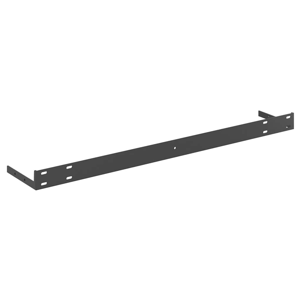 Wandschap zwevend 80x23,5x3,8 cm MDF eikenkleurig en wit is nu te koop bij PeponiXL, paradijselijk wonen!