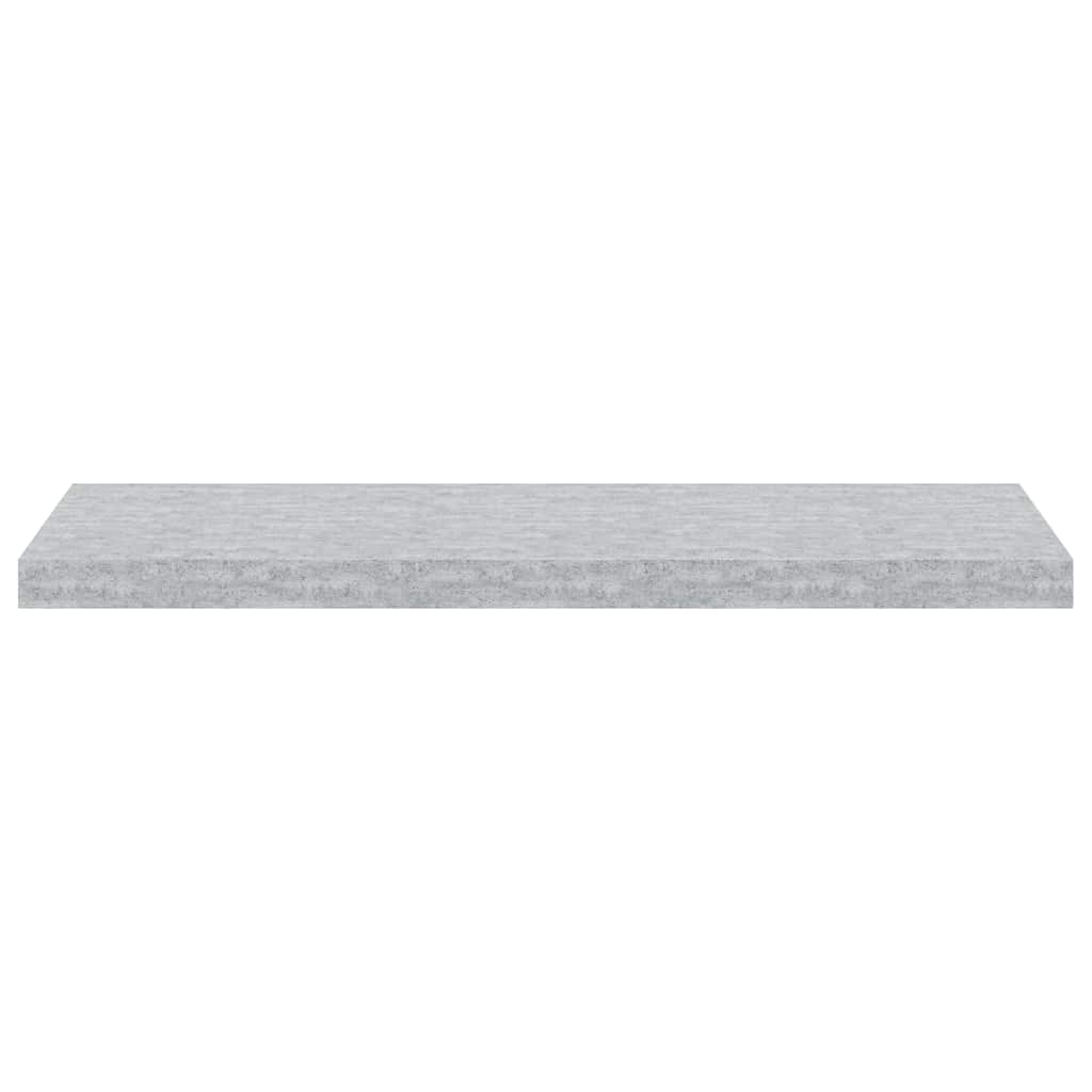 Wandschap zwevend 80x23,5x3,8 cm MDF betongrijs is nu te koop bij PeponiXL, paradijselijk wonen!