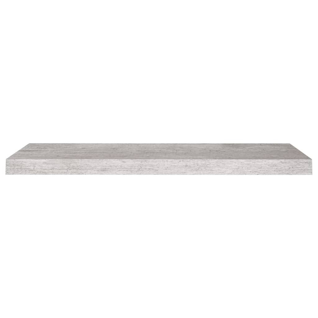 Wandschappen zwevend 4 st 80x23,5x3,8 cm MDF betongrijs is nu te koop bij PeponiXL, paradijselijk wonen!