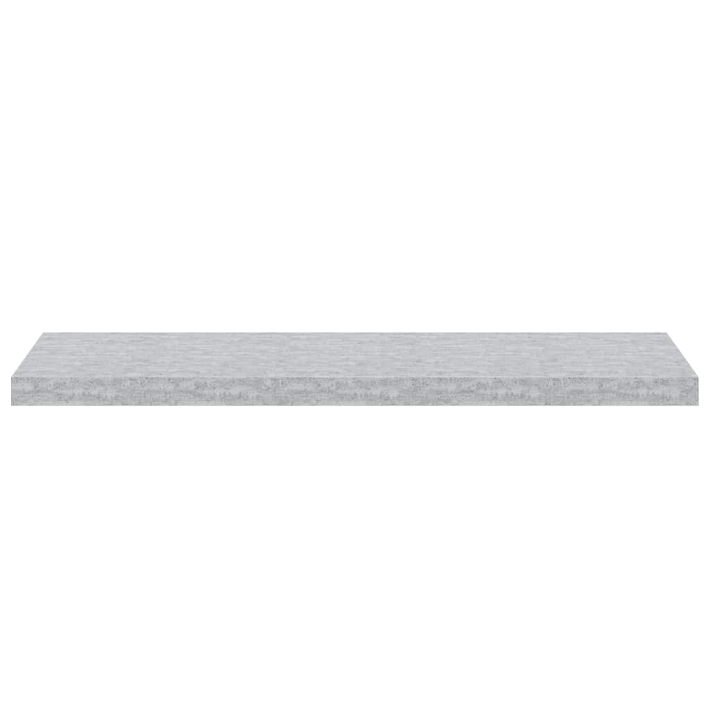Wandschappen zwevend 2 st 90x23,5x3,8 cm MDF betongrijs is nu te koop bij PeponiXL, paradijselijk wonen!