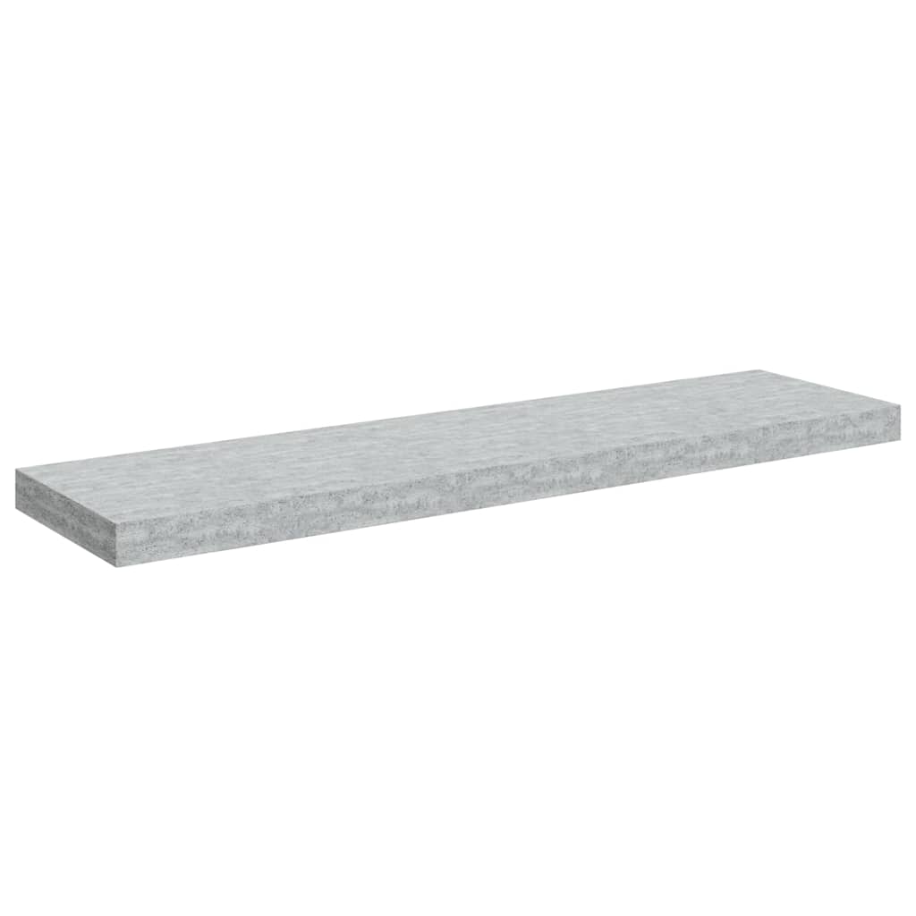 Wandschappen zwevend 4 st 90x23,5x3,8 cm MDF betongrijs is nu te koop bij PeponiXL, paradijselijk wonen!