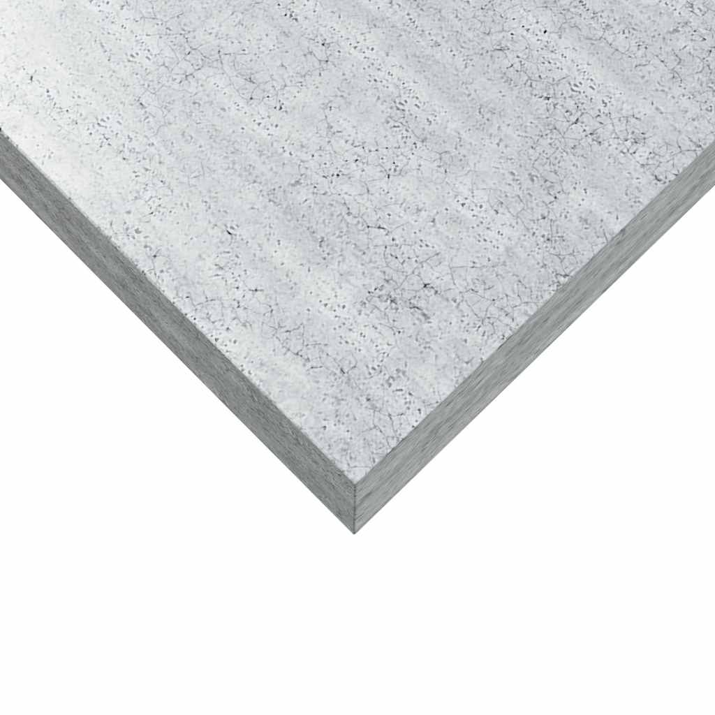Wandschap zwevend 120x23,5x3,8 cm MDF betongrijs is nu te koop bij PeponiXL, paradijselijk wonen!