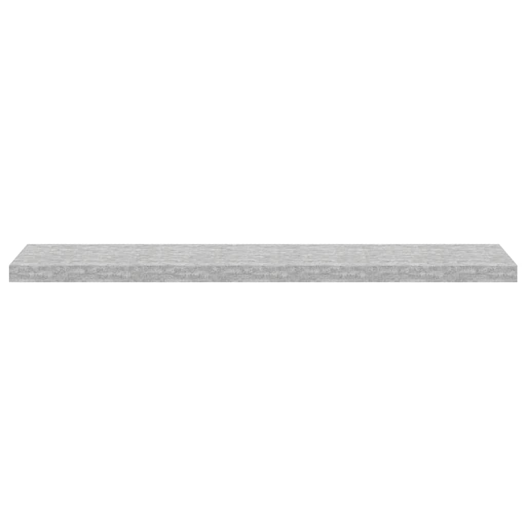 Wandschappen zwevend 2 st 120x23,5x3,8 cm MDF betongrijs is nu te koop bij PeponiXL, paradijselijk wonen!