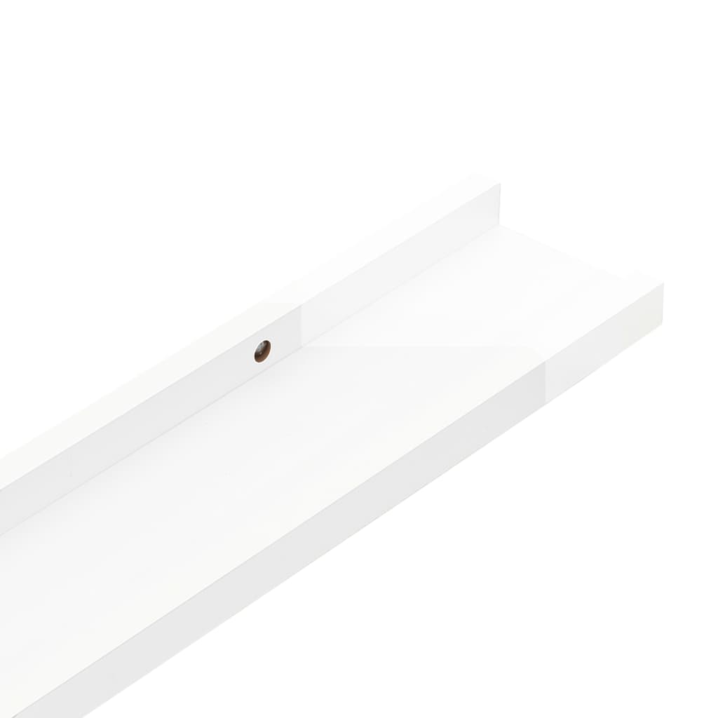 Wandschappen 2 st 60x9x3 cm hoogglans wit is nu te koop bij PeponiXL, paradijselijk wonen!