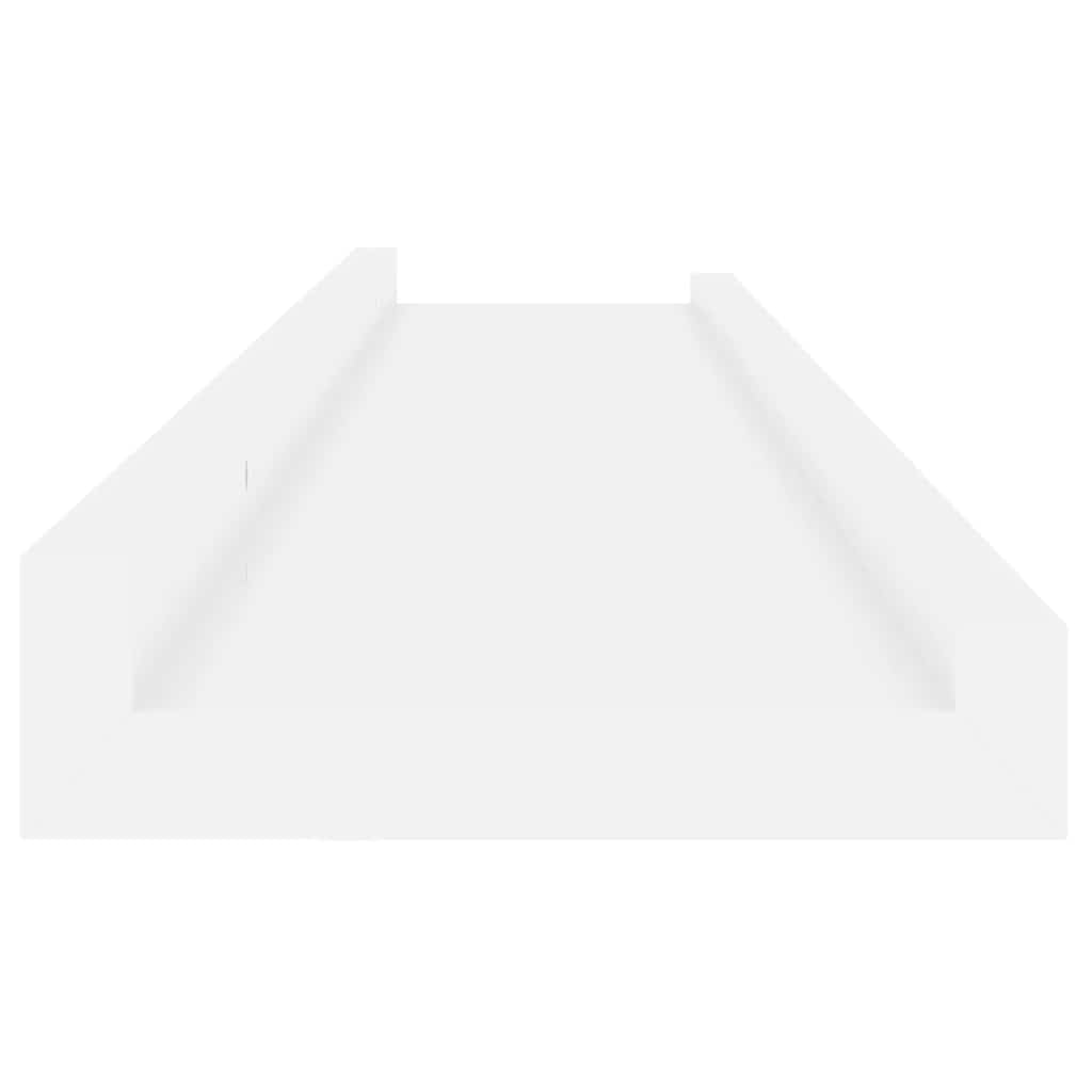 Wandschappen 2 st 80x9x3 cm hoogglans wit is nu te koop bij PeponiXL, paradijselijk wonen!