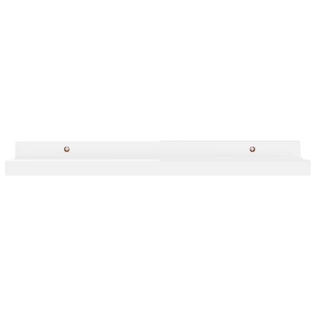 Wandschappen 4 st 40x9x3 cm hoogglans wit is nu te koop bij PeponiXL, paradijselijk wonen!