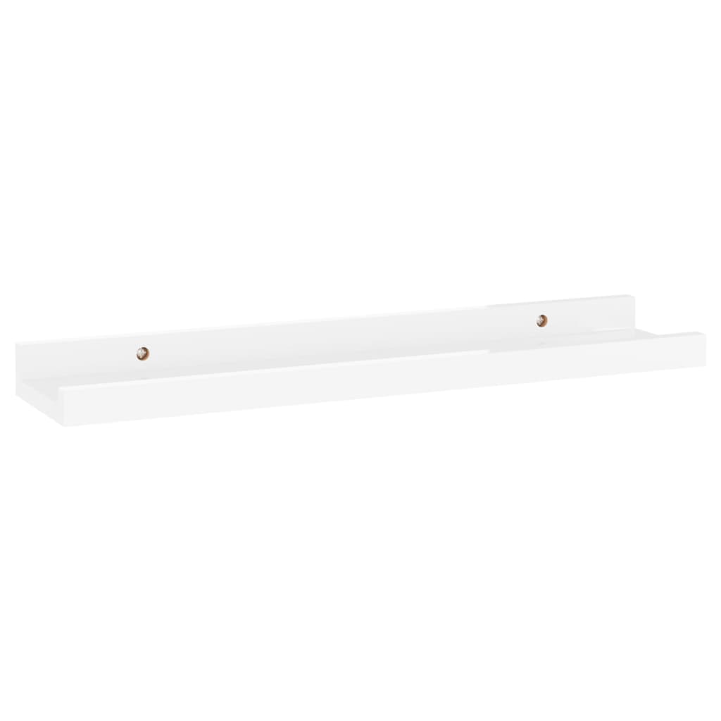Wandschappen 4 st 40x9x3 cm hoogglans wit is nu te koop bij PeponiXL, paradijselijk wonen!