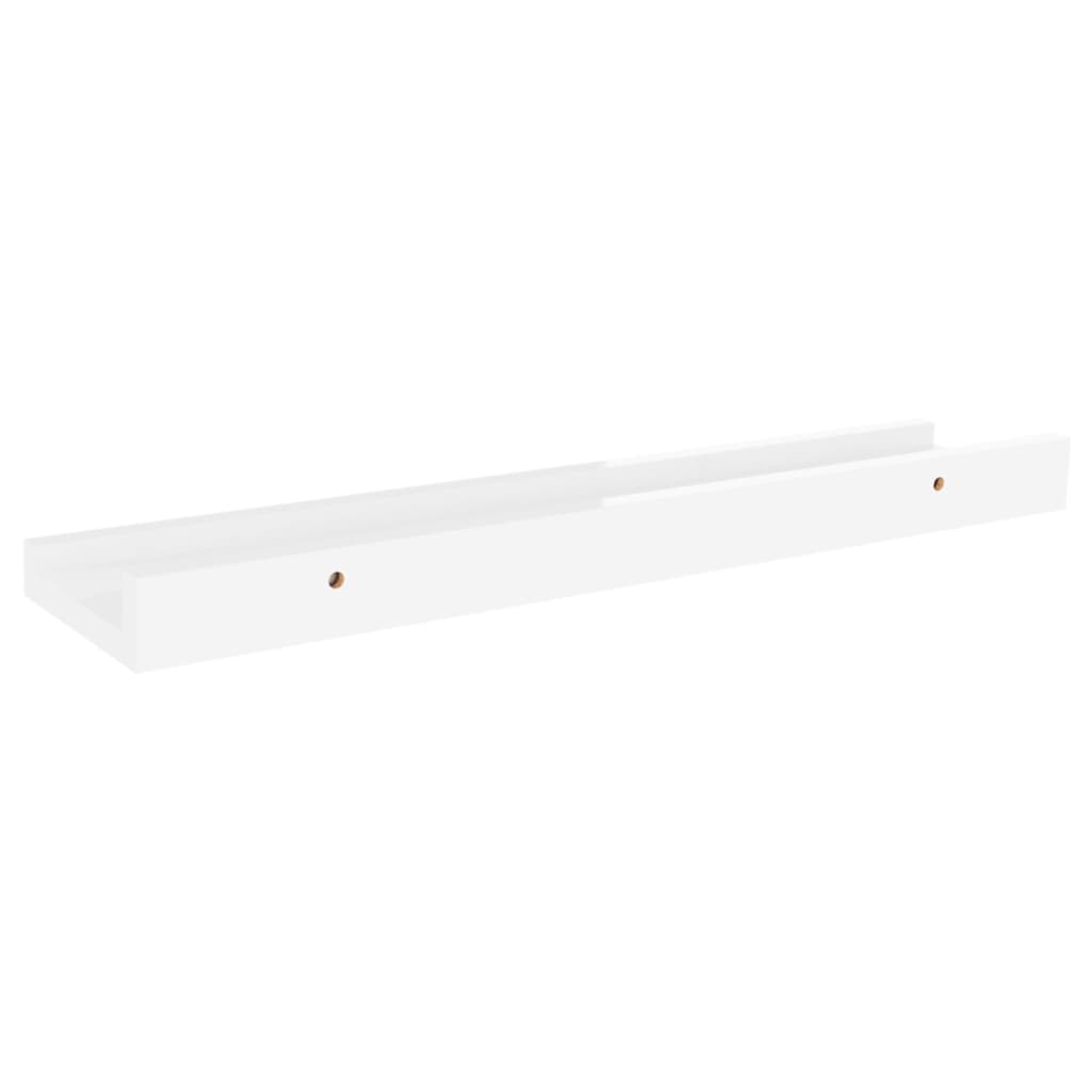 Wandschappen 4 st 40x9x3 cm hoogglans wit is nu te koop bij PeponiXL, paradijselijk wonen!