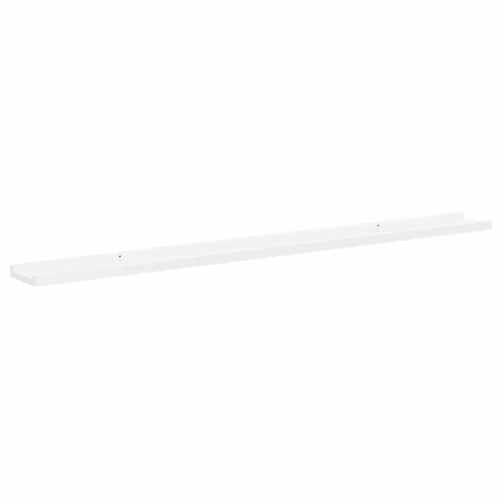 Wandschappen 4 st 115x9x3 cm hoogglans wit is nu te koop bij PeponiXL, paradijselijk wonen!