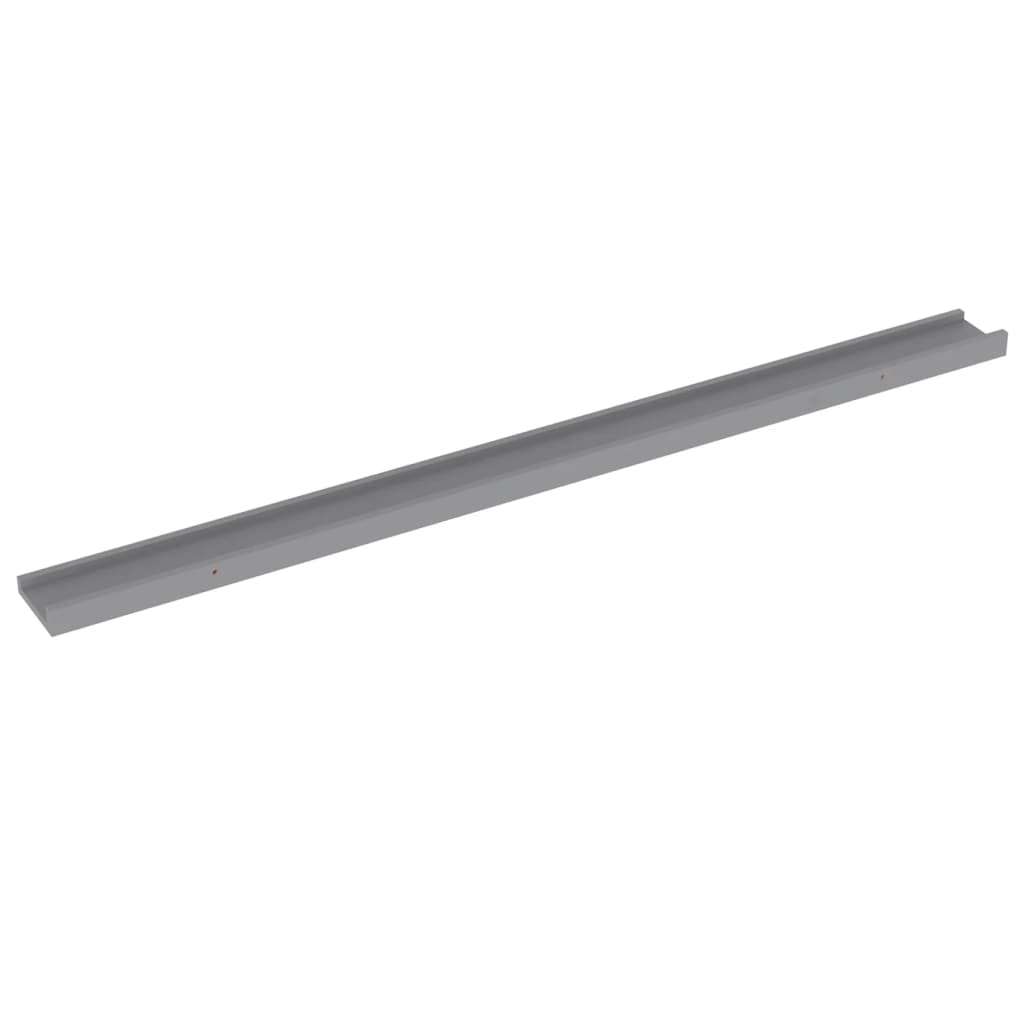 Wandschappen 2 st 115x9x3 cm grijs is nu te koop bij PeponiXL, paradijselijk wonen!