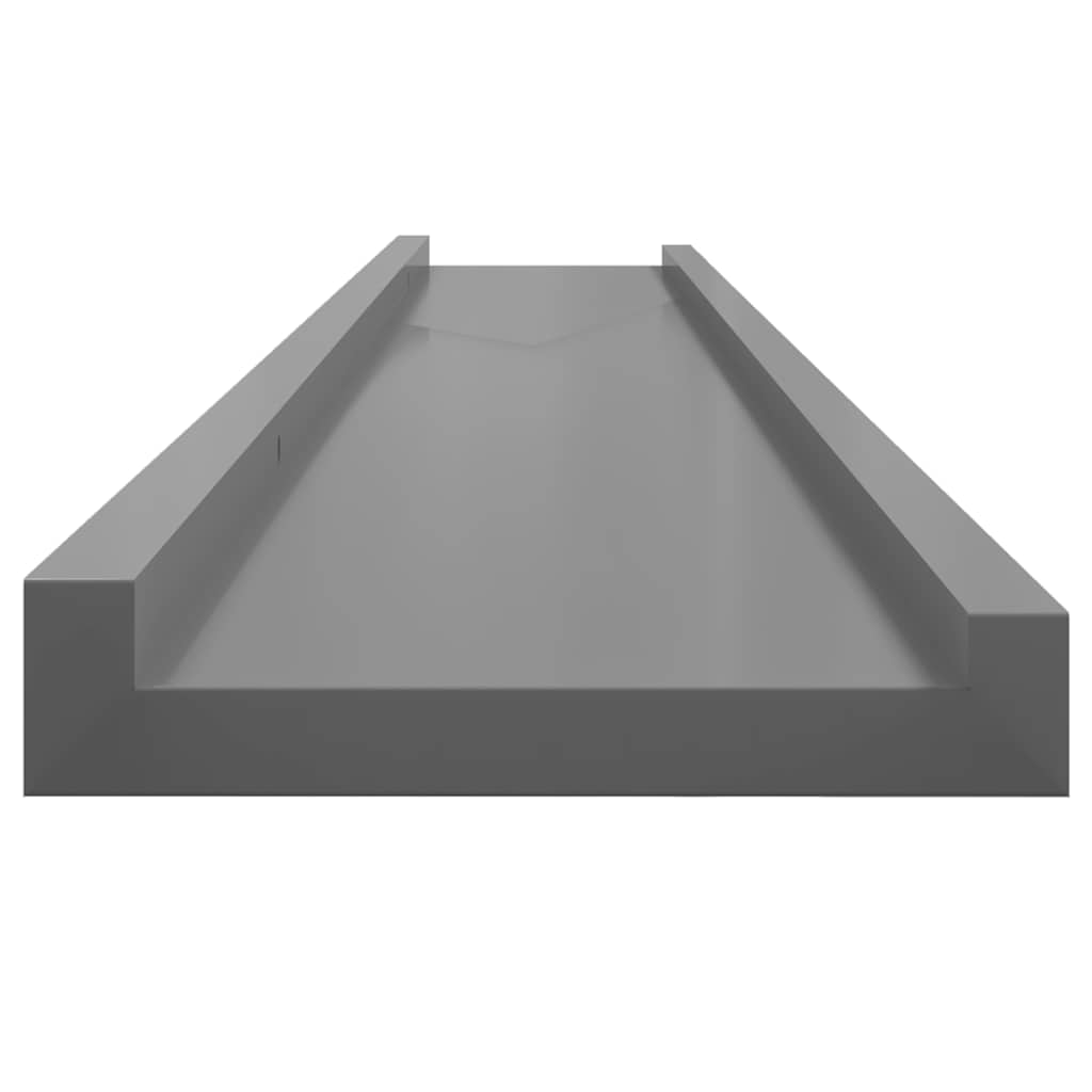 Wandschappen 2 st 115x9x3 cm grijs is nu te koop bij PeponiXL, paradijselijk wonen!