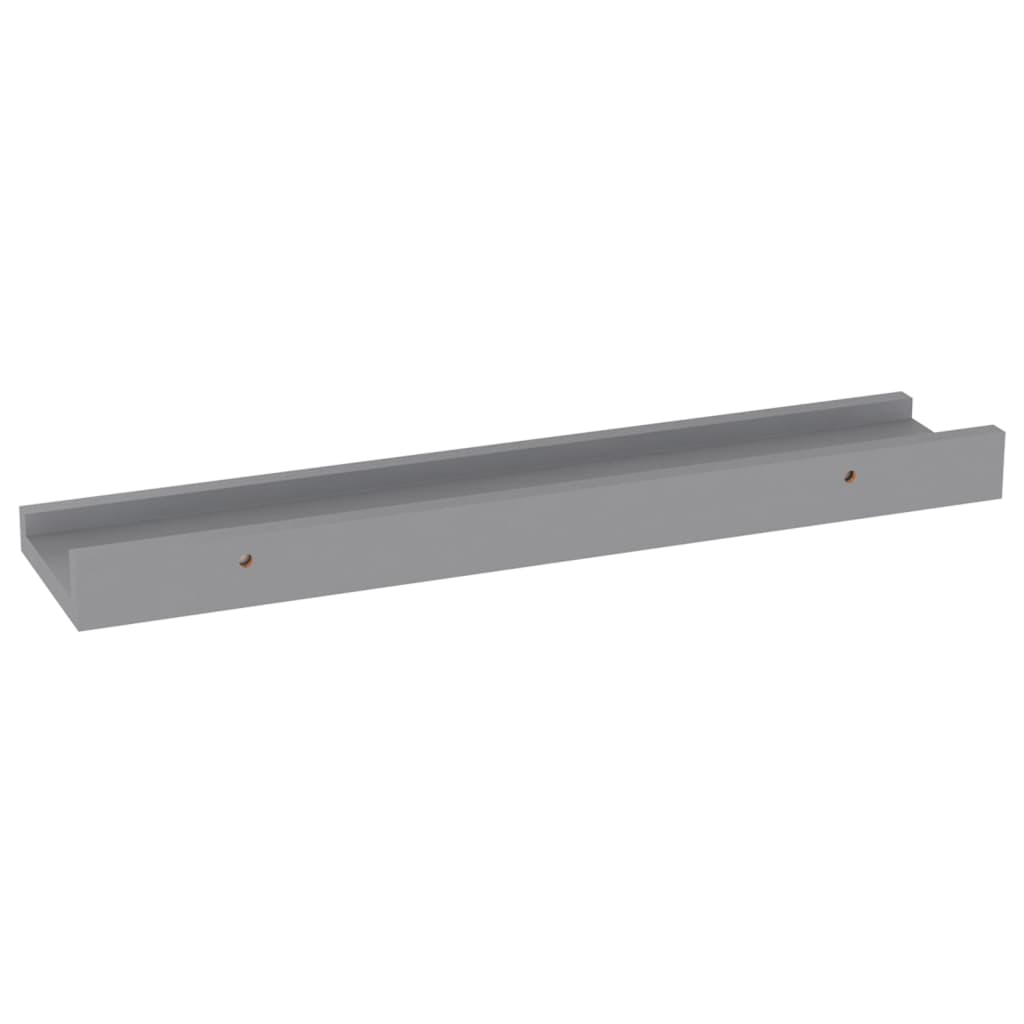 Wandschappen 4 st 40x9x3 cm grijs is nu te koop bij PeponiXL, paradijselijk wonen!