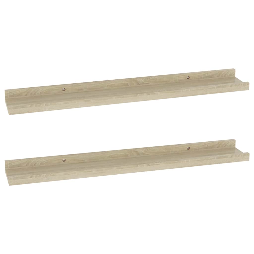 Wandplanken 2 st Sonoma eiken 60x9x3 cm is nu te koop bij PeponiXL, paradijselijk wonen!
