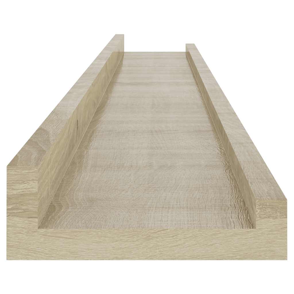 Wandplanken 2 st Sonoma eiken 80x9x3 cm is nu te koop bij PeponiXL, paradijselijk wonen!