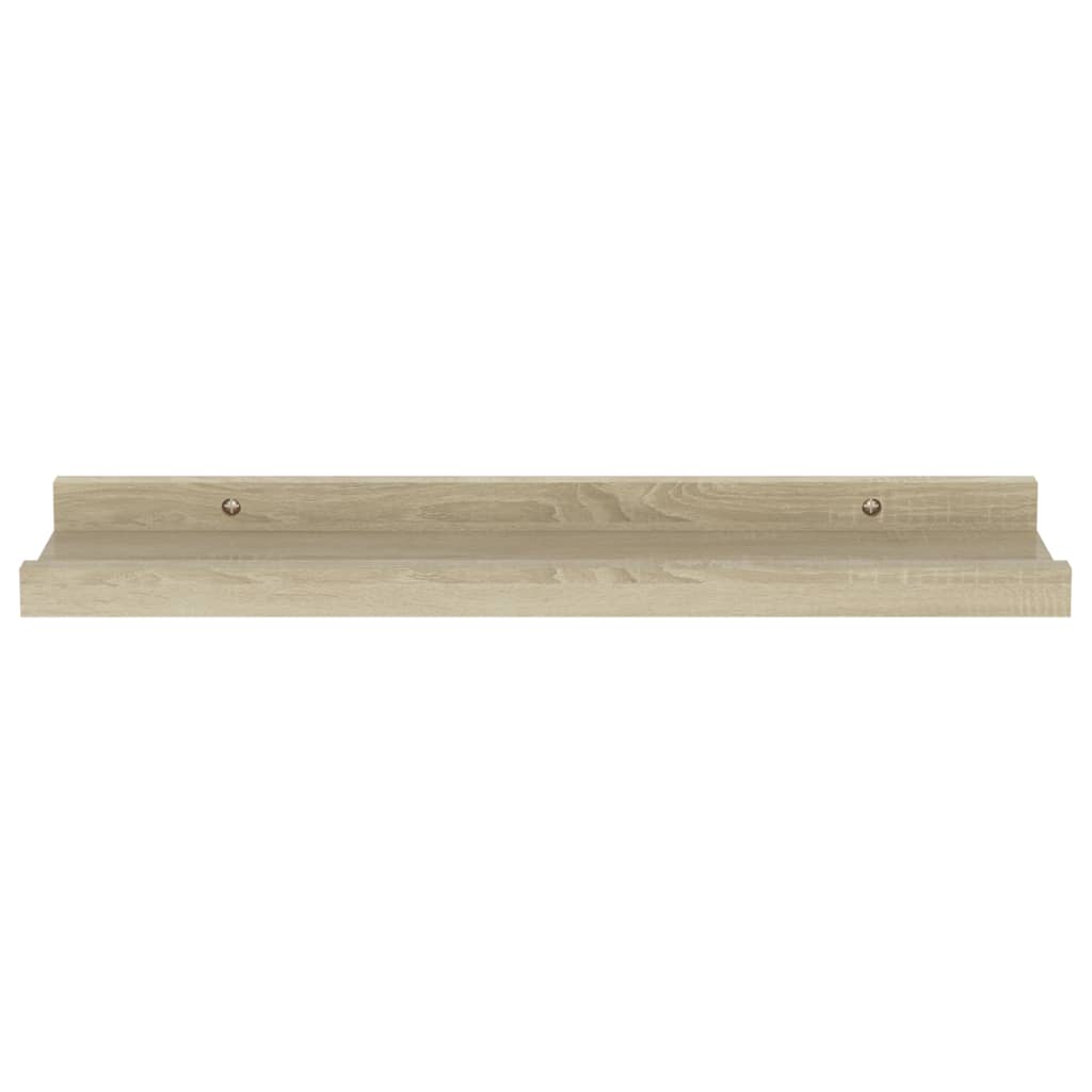 Wandschappen 4 st 40x9x3 cm sonoma eikenkleurig is nu te koop bij PeponiXL, paradijselijk wonen!